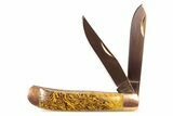 Pocket Knife With Miriam Stone Inlays #337595-2